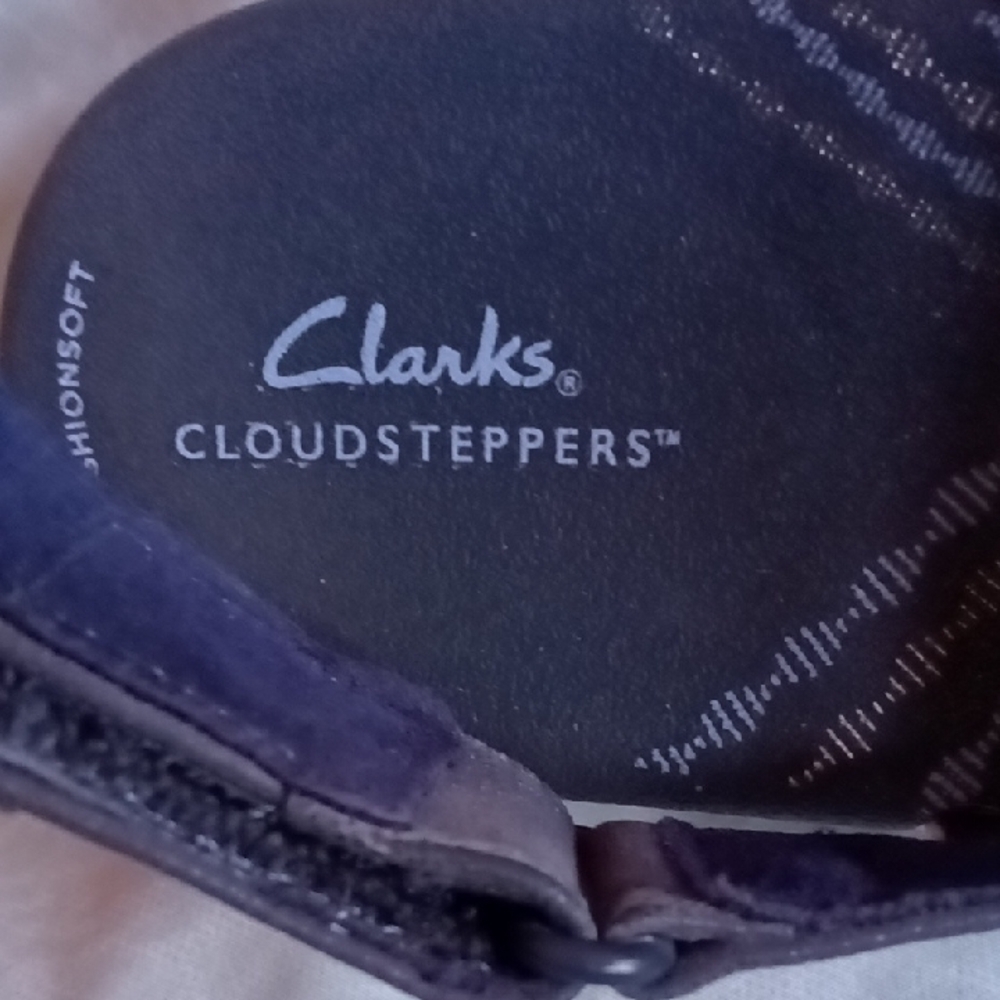 Clarks Cloudsteppers Purple Sandals